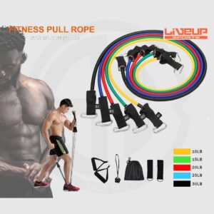 Liveup Resistance Band Set for Full Body Workout
